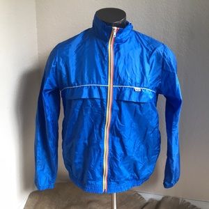 Men’s Vintage Wilson Blue Windbreaker Size Large